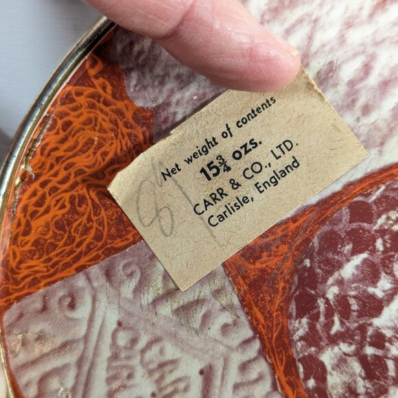 1953 Coronation Souvenir Queen Elizabeth & Prince Philip BISCUIT TIN, Carr & Co - Picture 4 of 13